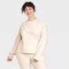 Women's French Terry Crewneck Sweatshirt - All in Motion™ - image 3 of 4