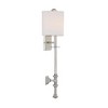 Savoy House Devon 1 - Light Wall Light in  Satin Nickel - 4 of 4