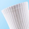 Anna-Kaci Men's Crew Athletic Socks 6pk with Accents - White - 3 of 4