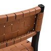 FURNIinspire Counter And Bar Stools Classic Counter Stools, Leather Bar Stool Set of 2, Dining Kitchen Bar Chair Barstool, Brown, 20.25"*23"*38.25" - 4 of 4