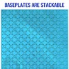 Strictly Briks Classic Stackable Baseplates, For Building Bricks, Bases for Tables, Mats, Nature Colors, 12 Pack, 10x10 Inches - image 3 of 4