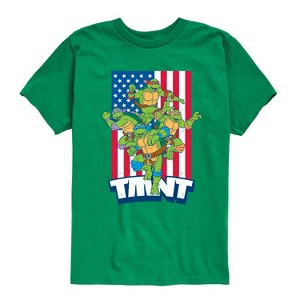 Boys' - Teenage Mutant Ninja Turtles - USA Turtles Short Sleeve Graphic T-Shirt - 1 of 4