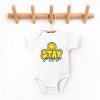 The Juniper Shop SmileyWorld Stay Groovy Baby Short Sleeve Bodysuit - 2 of 4