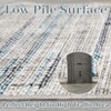 GAOMON Area Rug Modern Faux Linen Texture Area Rug Abstract Accent Carpet Non-Slip Low-Pile Rugs for Living Room - 4 of 4