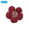 Unique Bargains Silk Realistic Handmade Decorative Artificial Daisy Flower Heads 50 Pcs - 3 of 4