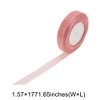 Unique Bargains Ribbon Soft Chiffon Polyester 1771.65x0.63inch 1 Pc - 3 of 4