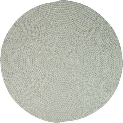 Colonial Mills Ibiza Woven Chevron Doormats - Sky 70” x 70”