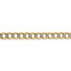 Black Bow Jewelry Mens 6mm 10k Yellow Gold Solid Diamond Cut Rope Chain Bracelet, 8 Inch - 2 of 4