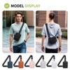 Unique Bargains Small Anti Theft Crossbody Sling Backpack Nylon Chest Bag Fanny Pack 1 Pc - 2 of 4