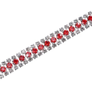 Unique Bargains Durable Rhinestone Chain Multipurpose Use Beaded Trim 1 Pc - 1 of 4