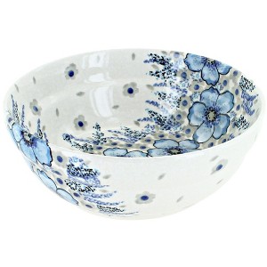 Blue Rose Polish Pottery Zaklady Cereal Bowl - 1 of 1