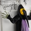 Morris Costumes 2.5 ft Hanging Animated Crashed Witch - Black - image 2 of 3