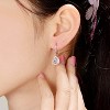 Guili Colorful Drop Earrings in Sterling Silver with Multicolored CZ, Gold & Rose Gold Plating – Playful Sparkle and Radiant Elegance - 2 of 4