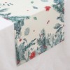 Unique Bargains Table Runner Rectangular Winter Christmas Pattern 14 Linen Colorful 1 Pc - 3 of 3
