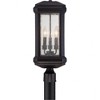 Quoizel Lighting Trumbull 3 - Light Post Light in  Mystic Black - 4 of 4