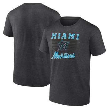 MLB Miami Marlins Men's Gray Core T-Shirt