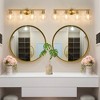 POWLIG Modern Transitional Vanity Light - Dimmable Bathroom Lighting with Clear Glass Shades - 4 of 4