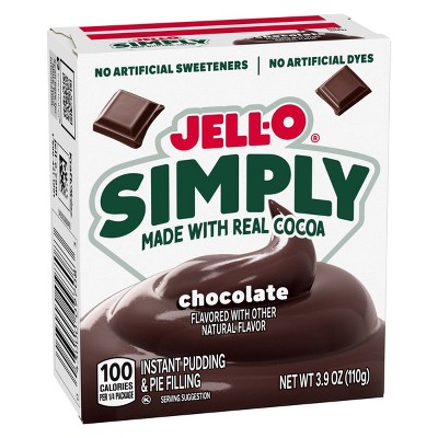 JELL-O Simply Chocolate Pudding - 3.9oz