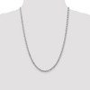 Black Bow Jewelry 3.75mm 14k White Gold Solid Concave Anchor Chain Necklace - 2 of 4