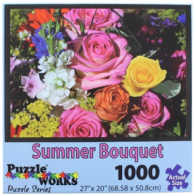 PuzzleWorks 1000 Piece Jigsaw Puzzle | Summer Bouquet