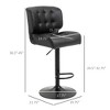 Anybear Bar Height Bar Stools Set of 2 with Adjustable Seat - 4 of 4