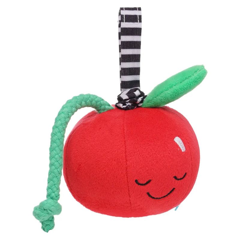 Manhattan Toy Mini-Apple Farm Cherry Lullaby Pull Musical Toy with Crib or Baby Carrier Attachment, 4 of 8