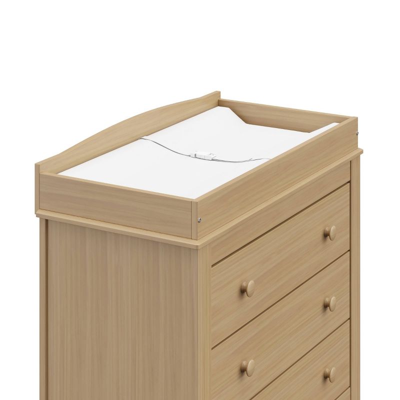 Graco Noah 3 Drawer Dresser with Changing Table Topper and Interlocking Drawers , 5 of 7