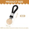 Unique Bargains Cotton Loop Wooden Clothing Towel Storage Clips 4.3" 5 Pcs - 2 of 4