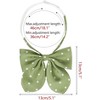Elerevyo Women's Pre-tied Adjustable Straps Polka Dots Uniform Casual Bow Ties - 2 of 4
