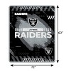 NFL Las Vegas Raiders Game Tech Ultra Cozy Throw Blanket - 3 of 4