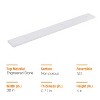 PROOX 60 in. W Engineered Stone Backsplash in White - 3 of 4