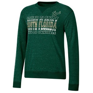 NCAA South Florida Bulls Women's Crew Neck Fleece Sweatshirt - 1 of 3