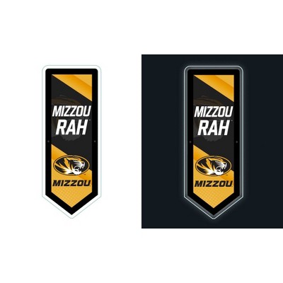 Evergreen Ultra-Thin Glazelight LED Wall Decor, Pennant, University of Missouri- 9 x 23 Inches Made In USA