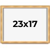 PosterPalooza | Minimalist Shadow Box Brown Picture Frame - UV Acrylic, Backing Board, Hanging Hardware - 2 of 4