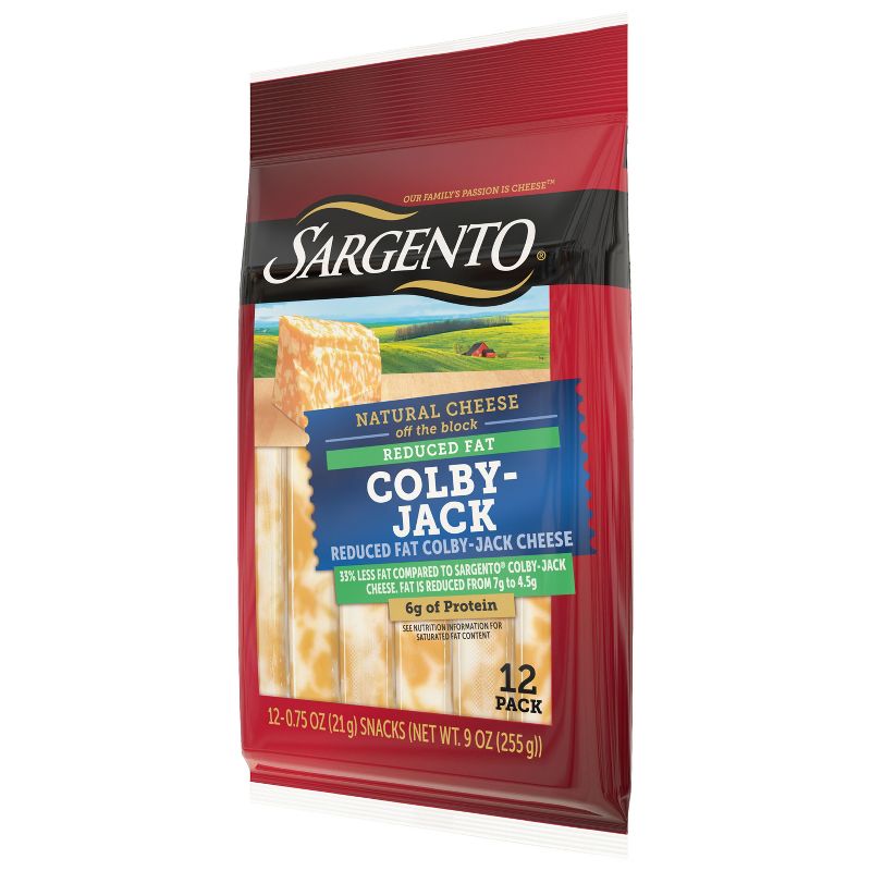 Sargento Reduced Fat Natural Colby-Jack Cheese Sticks - 12ct, 5 of 11
