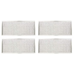 Nispira Replacement Microwave Range Hood Grease Filter Compatible with Whirlpool W10208631A, 12-7/8" x 5-3/4" x 1/16". 4 Filters - 1 of 1