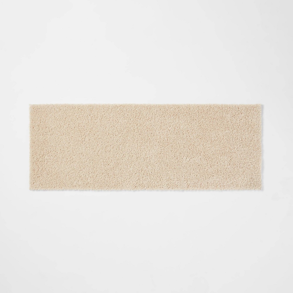 22"x60" Antimicrobial Bath Runner Tan - Total Fresh