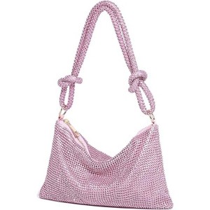 Generic Rhinestone Purse for Women Evening Bag Glitter Sparkly Mini Handbags - 1 of 4