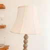 Vynxaria Slant Modified Fancy Octagon Softback Lampshades, 10"x18"x12.5" White with Washer Fitte - 2 of 4