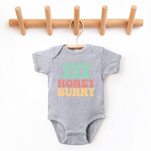 The Juniper Shop Honey Bunny Bunny Tails Baby Short Sleeve Bodysuit - 1 of 4