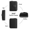 BEAFUP Small Wallet for Women - RFID Blocking Credit Card Holder Bifold Zipper Pocket Wallet with ID Window - 4 of 4