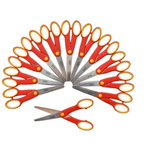 School Smart Blunt Tip Scissors, 6-1/4 Inches, Pack of 12 - 1 of 4