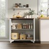 Whizmax Fluted Buffet Sideboard Cabinet with Storage, Kitchen Storage Cabinet with Adjustable Shelves, Coffee Bar Cabinet for Kitchen, Living Room - 3 of 4