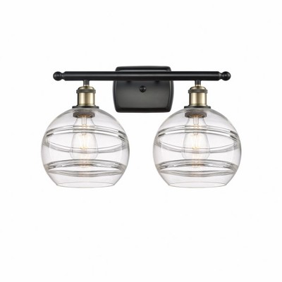 Rochester - 2 Light Bath Vanity In Industrial Style-10.88 Inches Tall and 18 Inches Wide