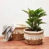 Okuna Outpost 2-Pack Boho Themed Style Woven Baskets for Storage, Home Decorative Organizer (2 Sizes) - 2 of 4