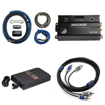 Kicker LX3000.1 , KISL & Amp Install Kit, 3000w Mono Class-D Subwoofer Amp (51LX30001)