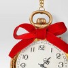 Christmas Glass Pocket Watch Ornament - Wondershop™ - 3 of 3
