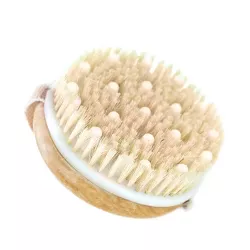 Beauty by Earth Dry Round Brush With Cellulite Massager
