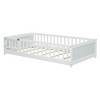 YOOCOZZ Twin Size Floor Platform Bed with Built-in Book Storage Rack and Door - 4 of 4