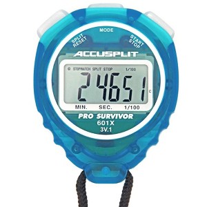 Accusplit A601X Pro Survivor Stopwatch | Get Maximum Performance with the Million-Cycle No-Fail Switches | Extra-Large Digital Display - 1 of 1